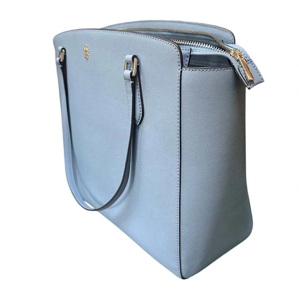 Tory Burch Large Emerson Tote “Blue Cloud” Color NWOT